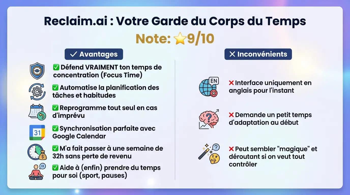 reclaimai votre garde du corps du temps